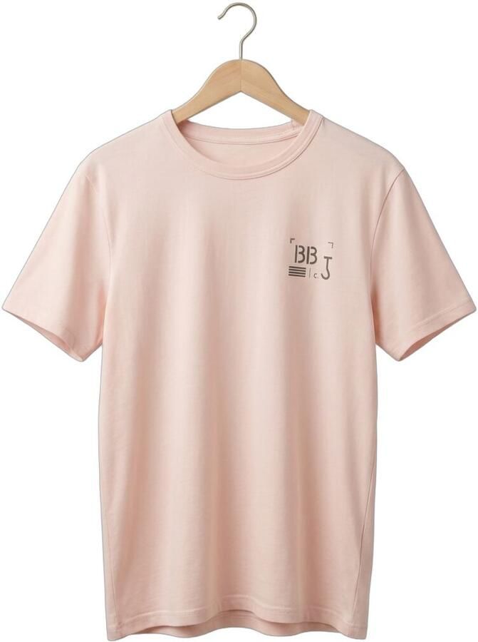 BUTCHER OF BLUE Heren Polo's & T-shirts Army Stencil Tee Lichtroze - Foto 2