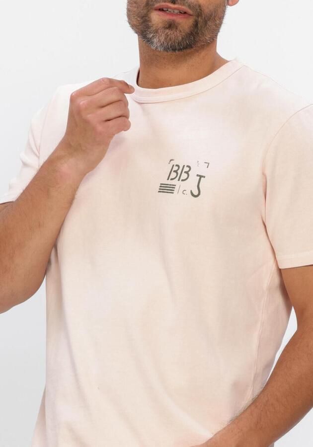 BUTCHER OF BLUE Heren Polo's & T-shirts Army Stencil Tee Lichtroze - Foto 4