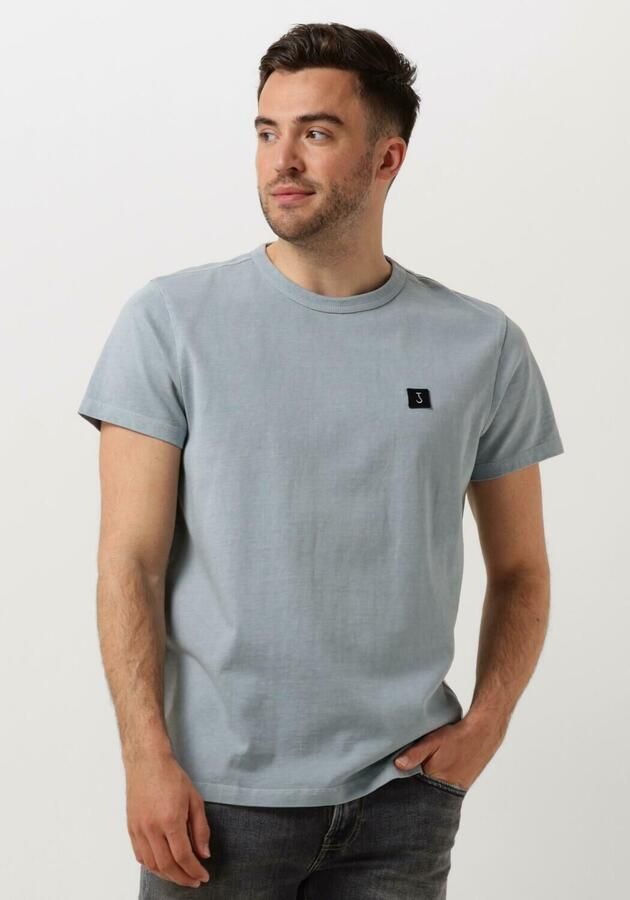 Butcher of Blue regular fit T-shirt Army met logo horizon blue - Foto 4