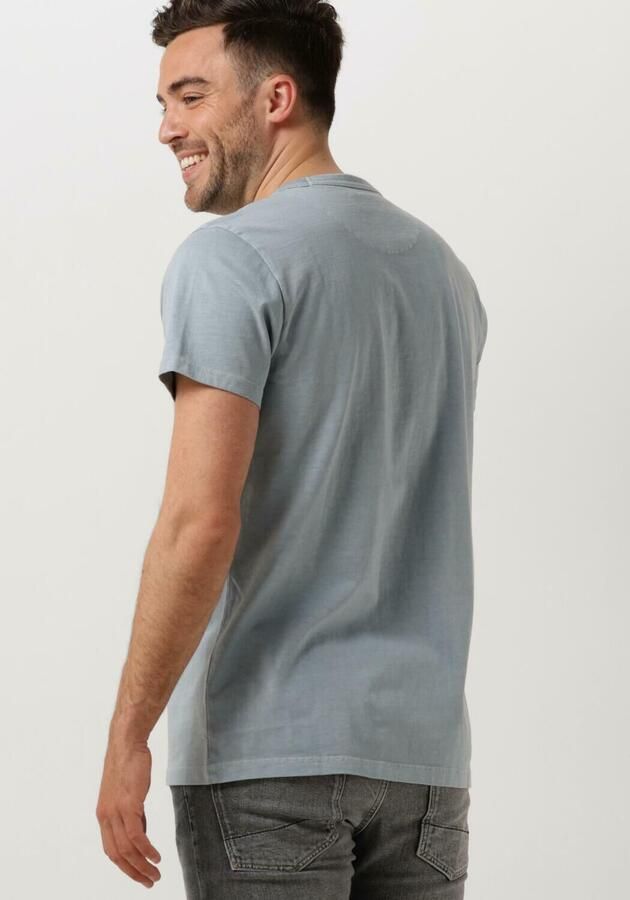 Butcher of Blue regular fit T-shirt Army met logo horizon blue - Foto 2