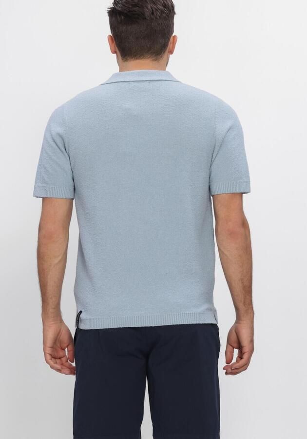 BUTCHER OF BLUE Heren Polo's & T-shirts Boucle Knit Polo Lichtblauw - Foto 3