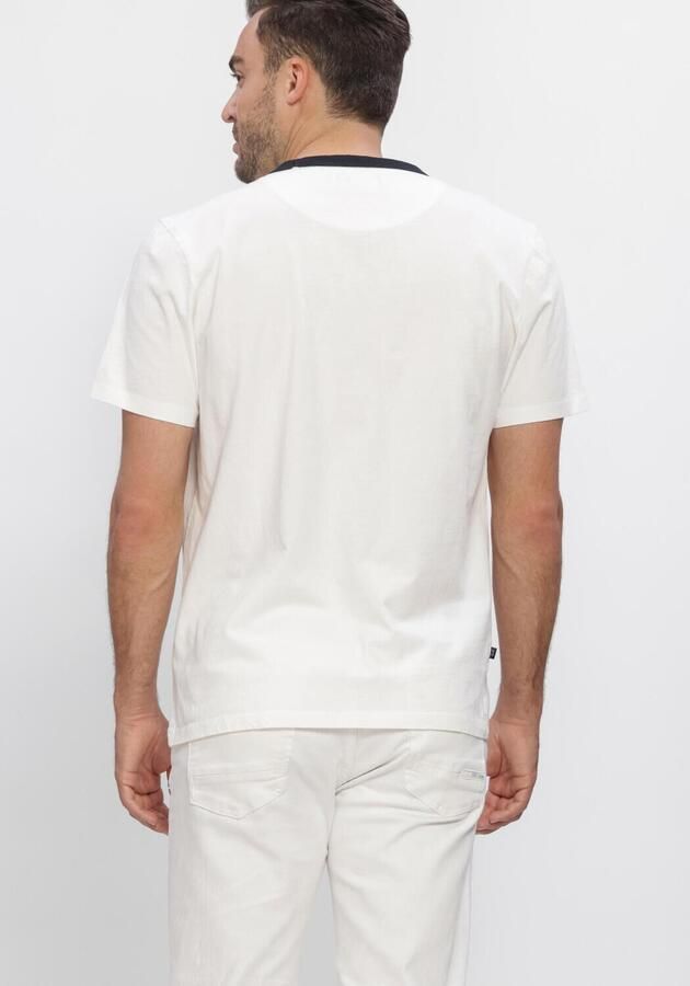 BUTCHER OF BLUE Heren Polo's & T-shirts Classic Anchor Tee Gebroken Wit - Foto 3