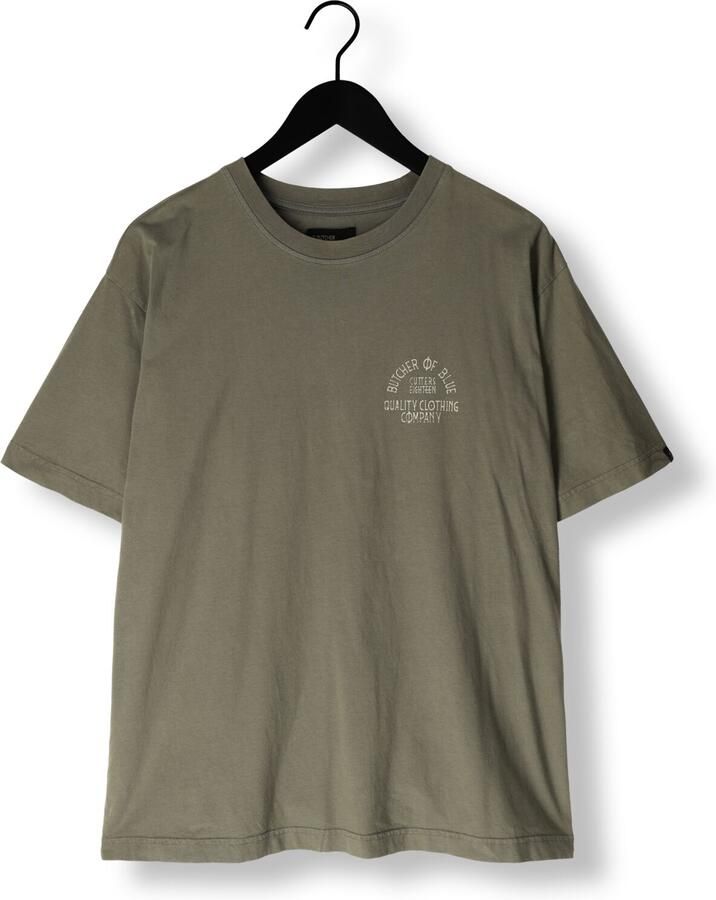 BUTCHER OF BLUE Heren Polo's & T-shirts Classic Frat Loose Tee Khaki