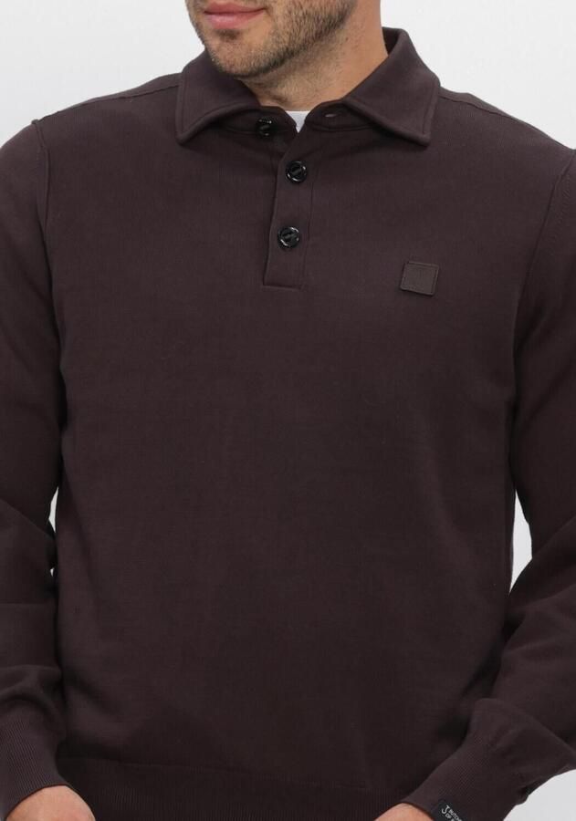 BUTCHER OF BLUE Heren Polo's & T-shirts Clifden Co Polo Bruin - Foto 2