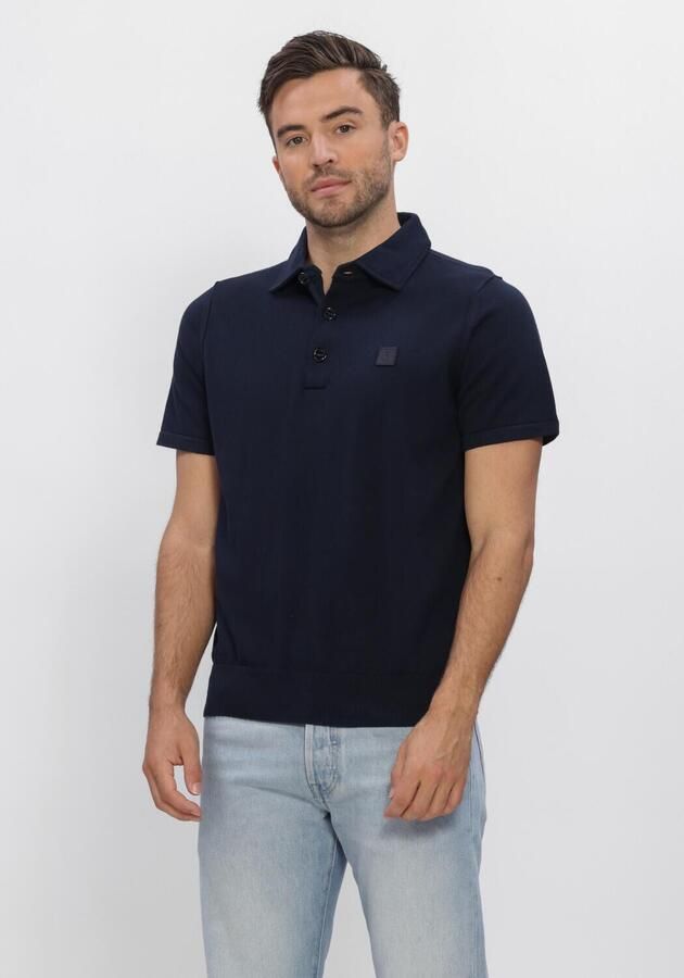 BUTCHER OF BLUE Heren Polo's & T-shirts Clifden Co Polo Ss Donkerblauw