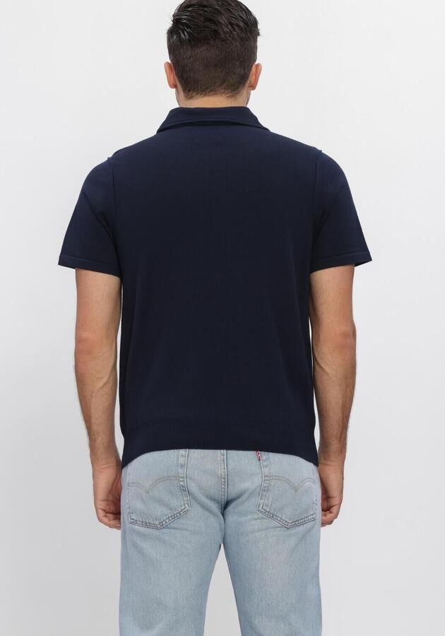 BUTCHER OF BLUE Heren Polo's & T-shirts Clifden Co Polo Ss Donkerblauw - Foto 3
