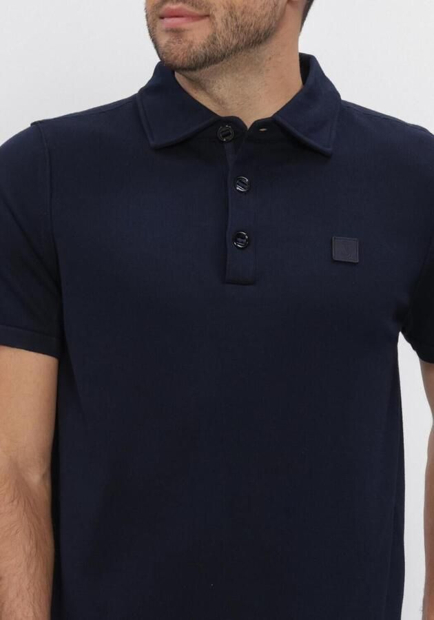 BUTCHER OF BLUE Heren Polo's & T-shirts Clifden Co Polo Ss Donkerblauw - Foto 4