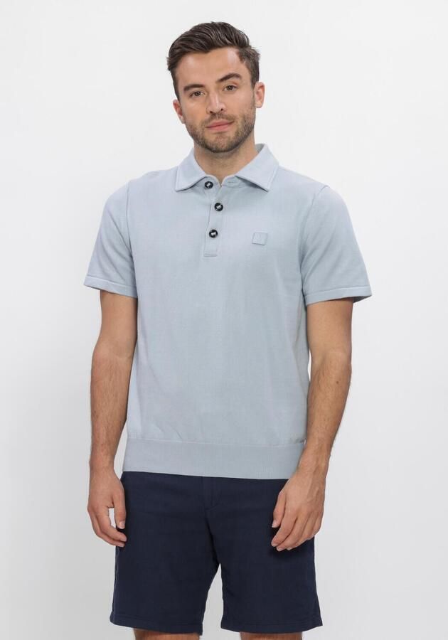BUTCHER OF BLUE Heren Polo's & T-shirts Clifden Co Polo Ss Lichtblauw