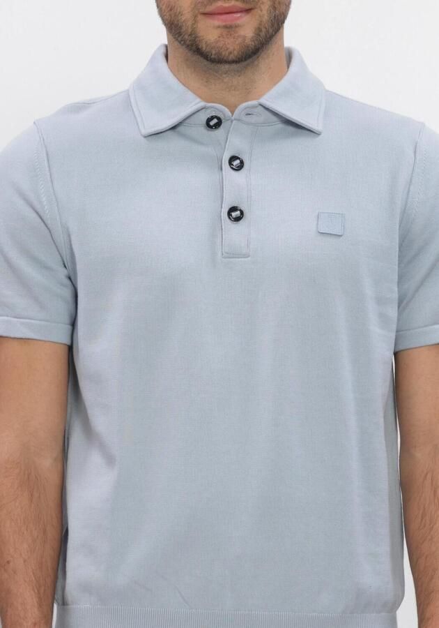 BUTCHER OF BLUE Heren Polo's & T-shirts Clifden Co Polo Ss Lichtblauw - Foto 4