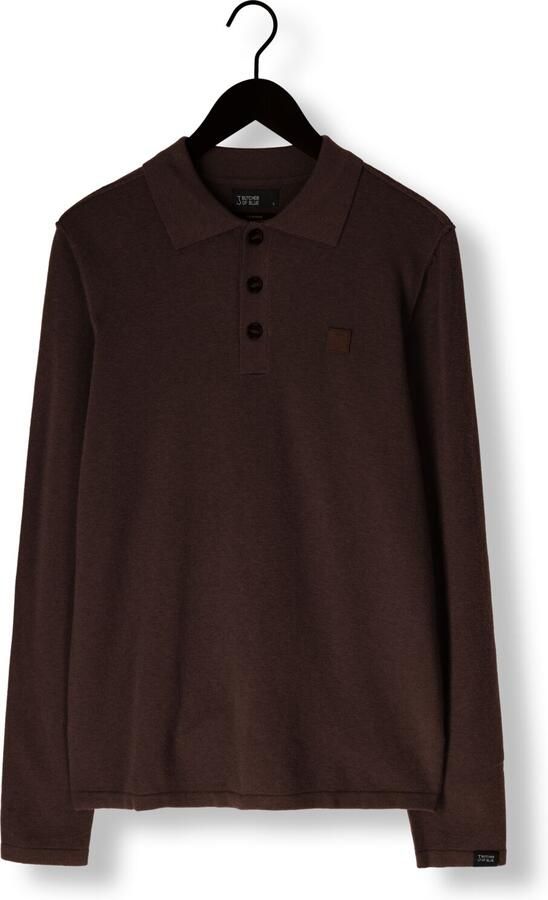BUTCHER OF BLUE Heren Polo's & T-shirts Clifden Polo Bruin - Foto 4