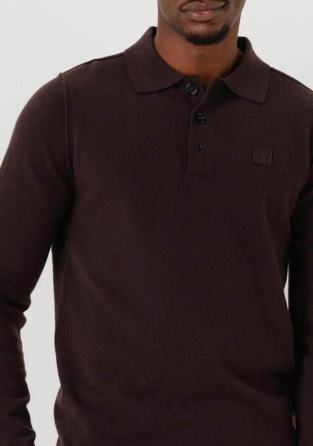 BUTCHER OF BLUE Heren Polo's & T-shirts Clifden Polo Bruin - Foto 2