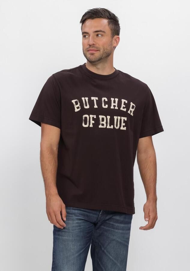 BUTCHER OF BLUE Heren Polo's & T-shirts Legion Company Loose Tee Bruin