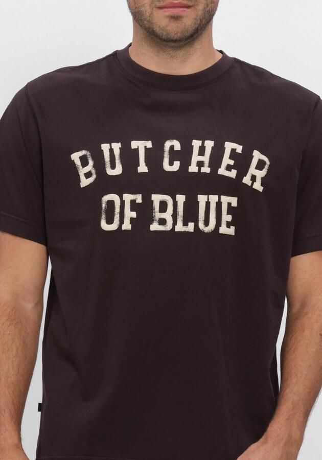 BUTCHER OF BLUE Heren Polo's & T-shirts Legion Company Loose Tee Bruin - Foto 4