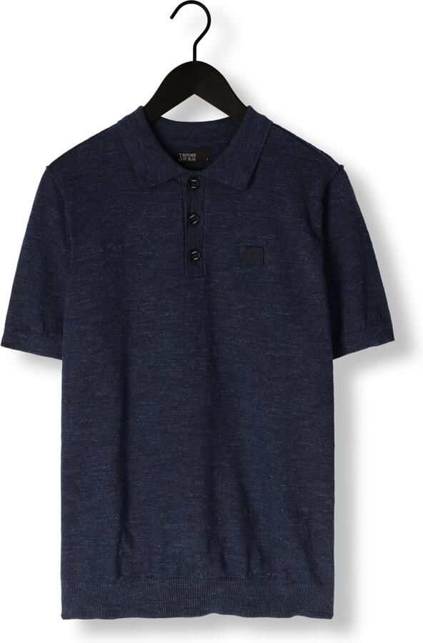 BUTCHER OF BLUE Heren Polo's & T-shirts Lt Clifden Polo Donkerblauw - Foto 3