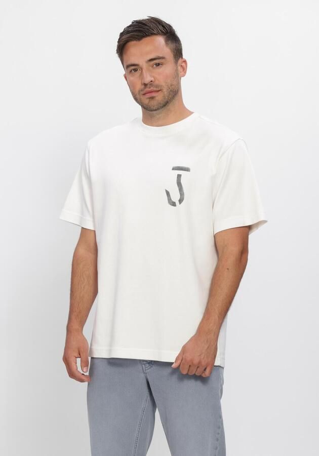 BUTCHER OF BLUE Heren Polo's & T-shirts Mercer Hook Loose Tee Creme