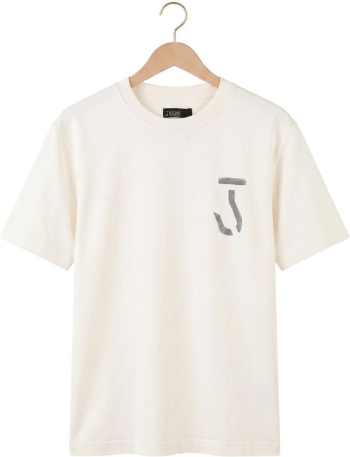 BUTCHER OF BLUE Heren Polo's & T-shirts Mercer Hook Loose Tee Creme - Foto 2