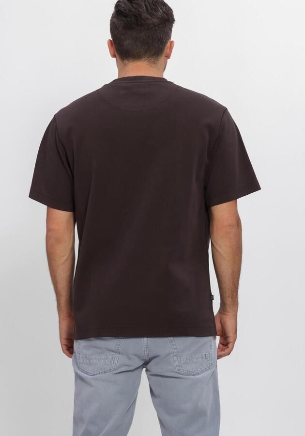 BUTCHER OF BLUE Heren Polo's & T-shirts Mercer Loose Tee Bruin - Foto 3