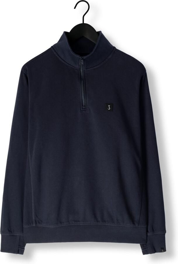 BUTCHER OF BLUE Heren Truien & Vesten Army Half Zip Blauw - Foto 3