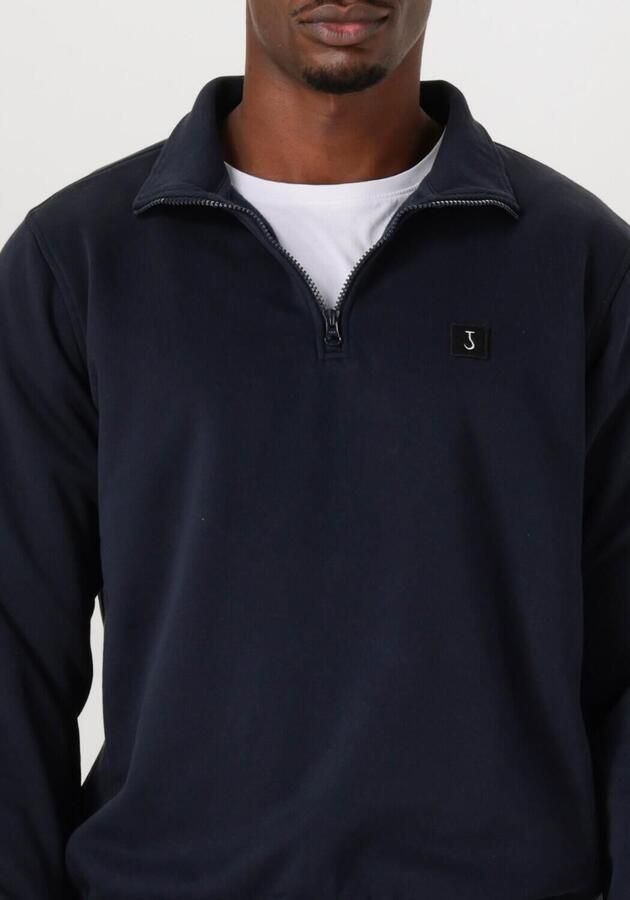 BUTCHER OF BLUE Heren Truien & Vesten Army Half Zip Blauw - Foto 2