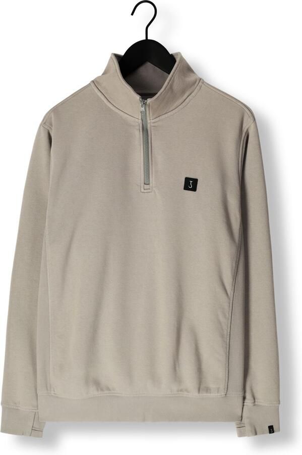 BUTCHER OF BLUE Heren Truien & Vesten Army Half Zip Grijs - Foto 3