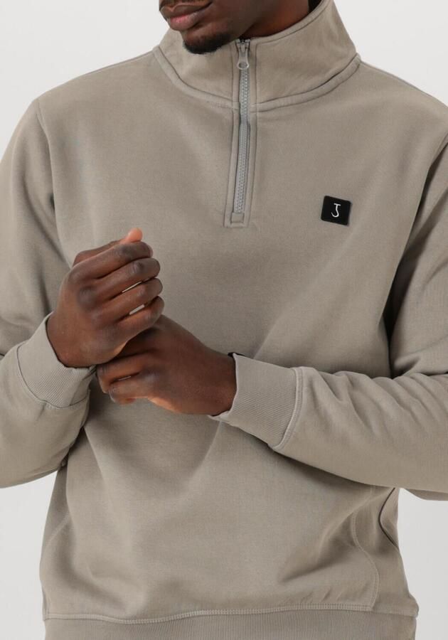 BUTCHER OF BLUE Heren Truien & Vesten Army Half Zip Grijs - Foto 2