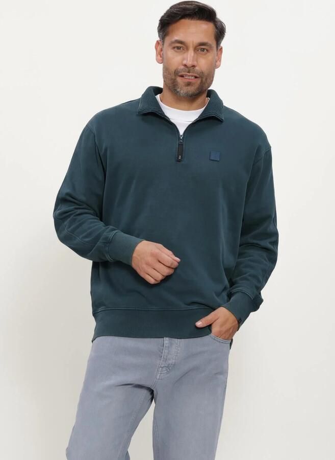 BUTCHER OF BLUE Heren Truien & Vesten Army Sweat Half Zip Groen