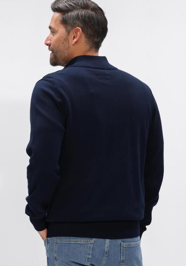 BUTCHER OF BLUE Heren Truien & Vesten Clifden Co Half Zip Donkerblauw - Foto 2