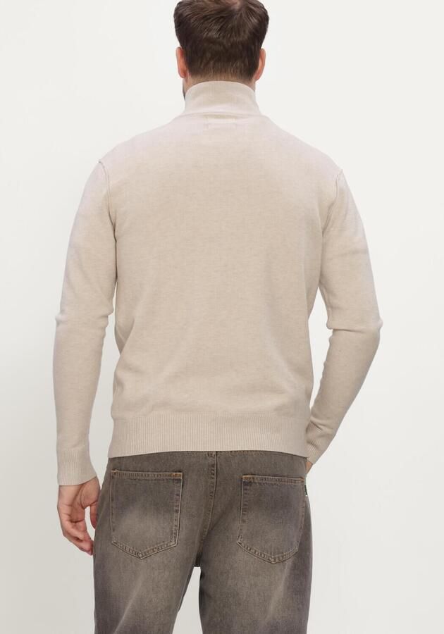BUTCHER OF BLUE Heren Truien & Vesten Clifden Full Zip Beige - Foto 3