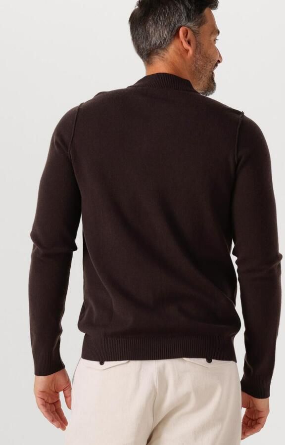 BUTCHER OF BLUE Heren Truien & Vesten Clifden Mock Bruin - Foto 2