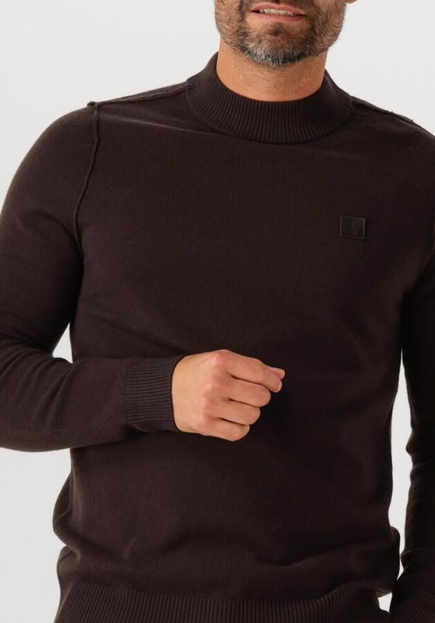 BUTCHER OF BLUE Heren Truien & Vesten Clifden Mock Bruin