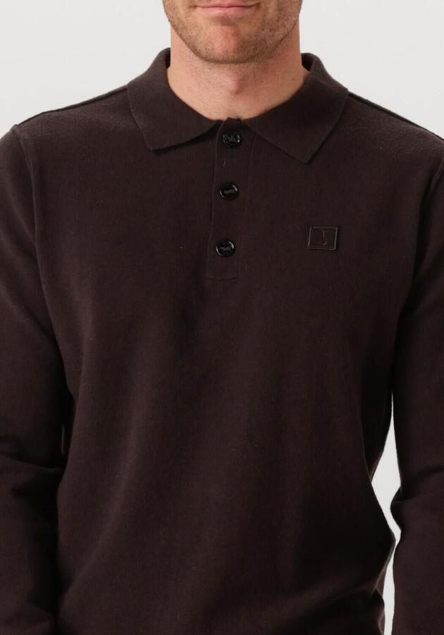 BUTCHER OF BLUE Heren Truien & Vesten Clifden Mock Bruin - Foto 2