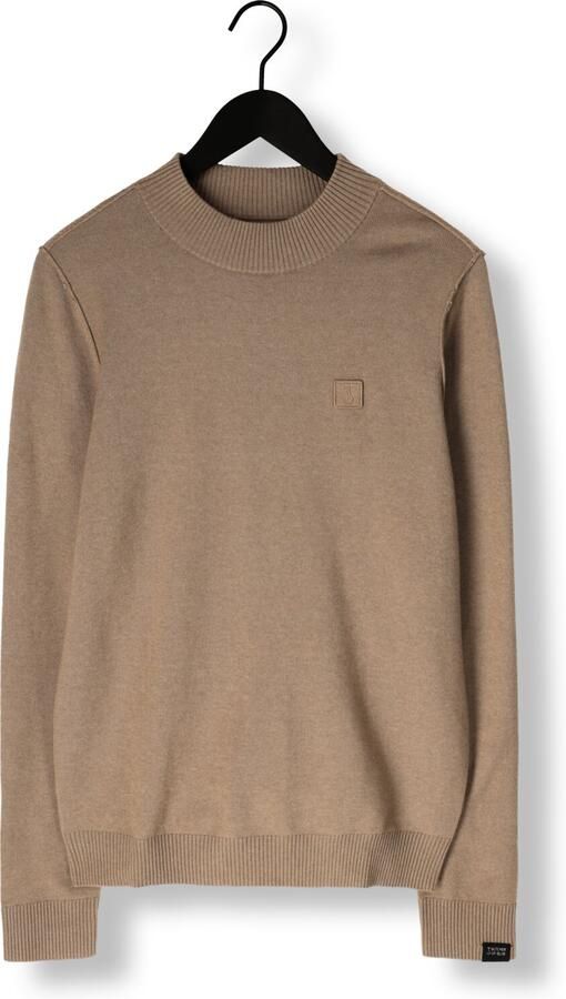 BUTCHER OF BLUE Heren Truien & Vesten Clifden Mock Camel - Foto 3