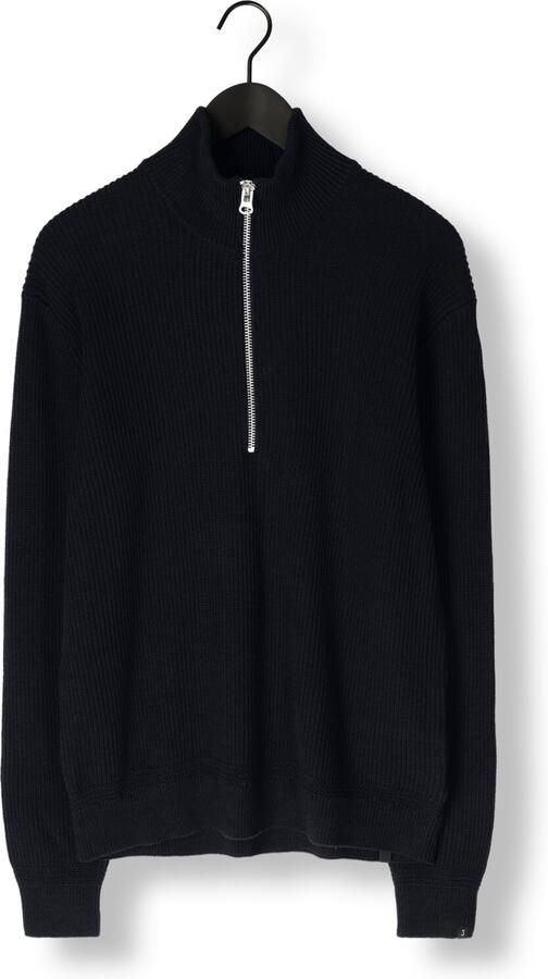 BUTCHER OF BLUE Heren Truien & Vesten Galway Half Zip Donkerblauw - Foto 3