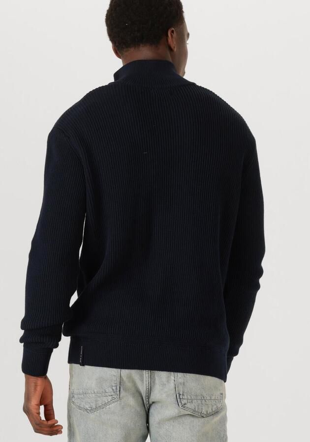 BUTCHER OF BLUE Heren Truien & Vesten Galway Half Zip Donkerblauw - Foto 2