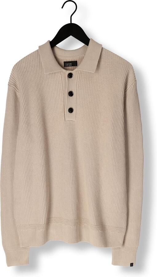 BUTCHER OF BLUE Heren Truien & Vesten Galway Polo Ls Beige - Foto 3