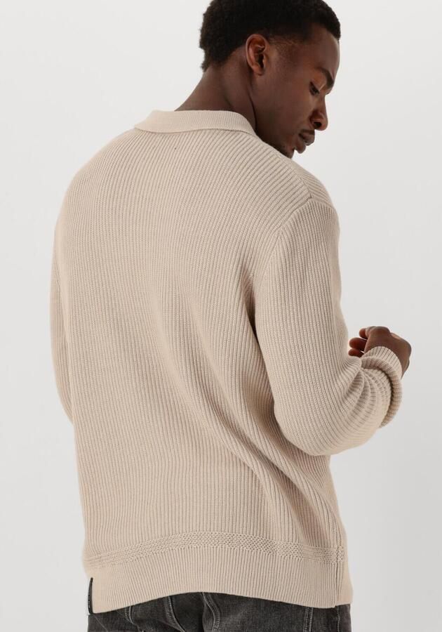 BUTCHER OF BLUE Heren Truien & Vesten Galway Polo Ls Beige
