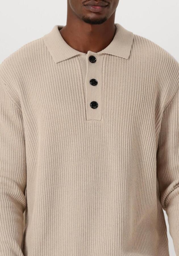 BUTCHER OF BLUE Heren Truien & Vesten Galway Polo Ls Beige - Foto 2