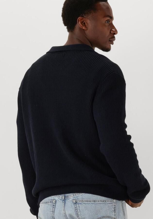 BUTCHER OF BLUE Heren Truien & Vesten Galway Polo Ls Donkerblauw