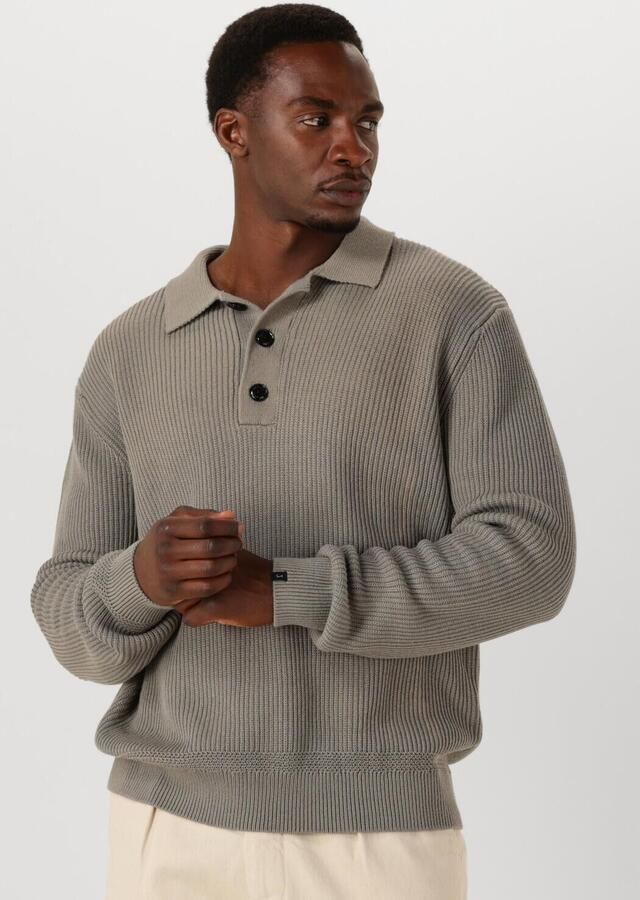 BUTCHER OF BLUE Heren Truien & Vesten Galway Polo Ls Groen - Foto 4