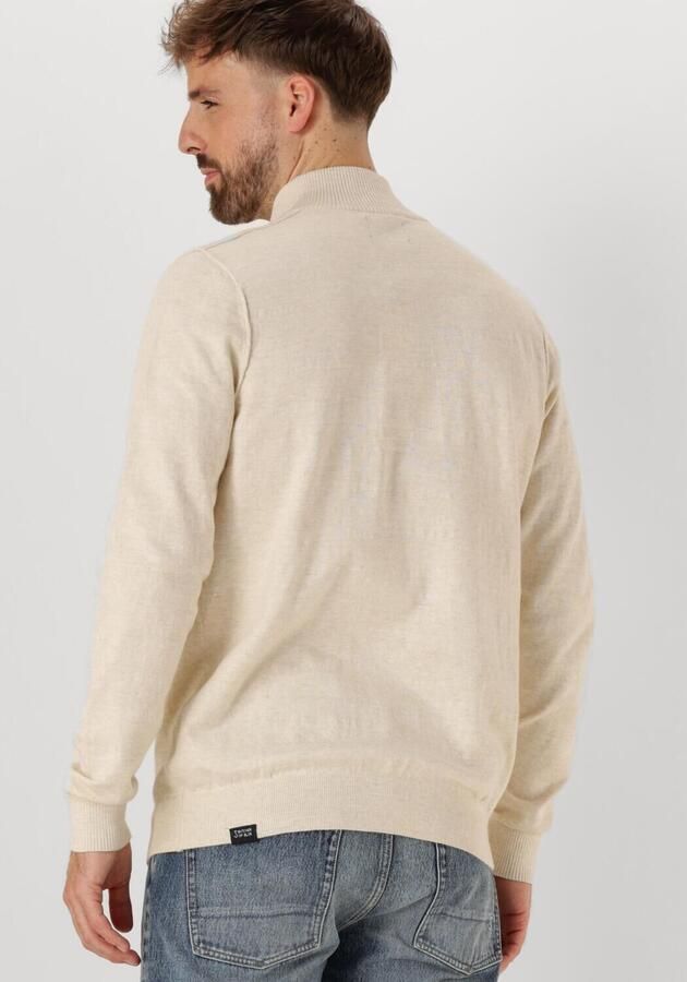 BUTCHER OF BLUE Heren Truien & Vesten Lt Clifden Half Zip Beige