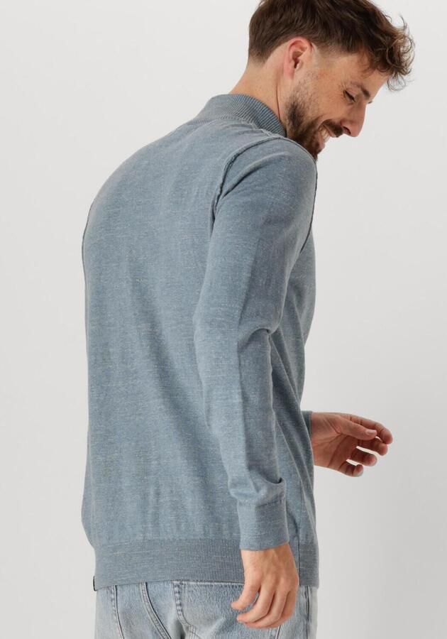 BUTCHER OF BLUE Heren Truien & Vesten Lt Clifden Half Zip Blauw