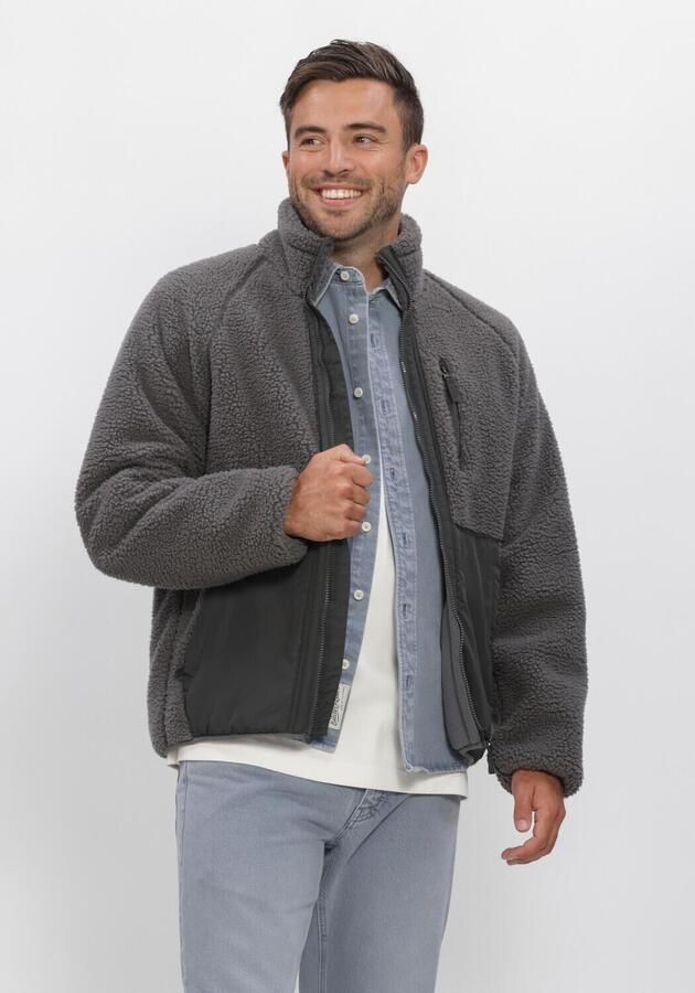 BUTCHER OF BLUE Heren Truien & Vesten Reese Fleece Jacket Donkergrijs