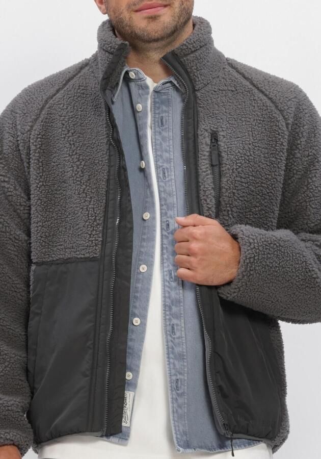 BUTCHER OF BLUE Heren Truien & Vesten Reese Fleece Jacket Donkergrijs - Foto 4