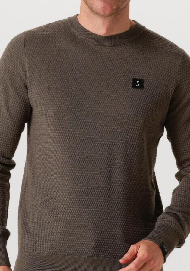 BUTCHER OF BLUE Heren Truien & Vesten Structure Crew Grijs - Foto 2