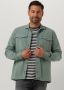 BUTCHER OF BLUE Heren Overhemden Saturn Ripstop Overshirt Groen - Thumbnail 1