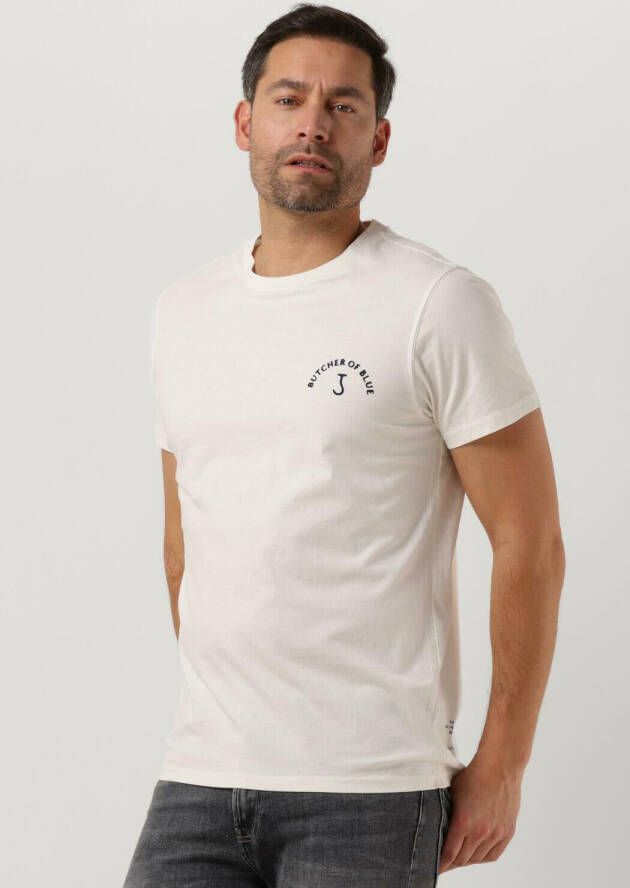 Butcher of Blue M2316005 Witte T-shirts White Heren