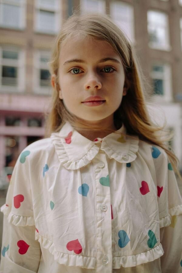 CALL ME FRANKIE Meisjes Blouses Heart Blouse Multi - Foto 2