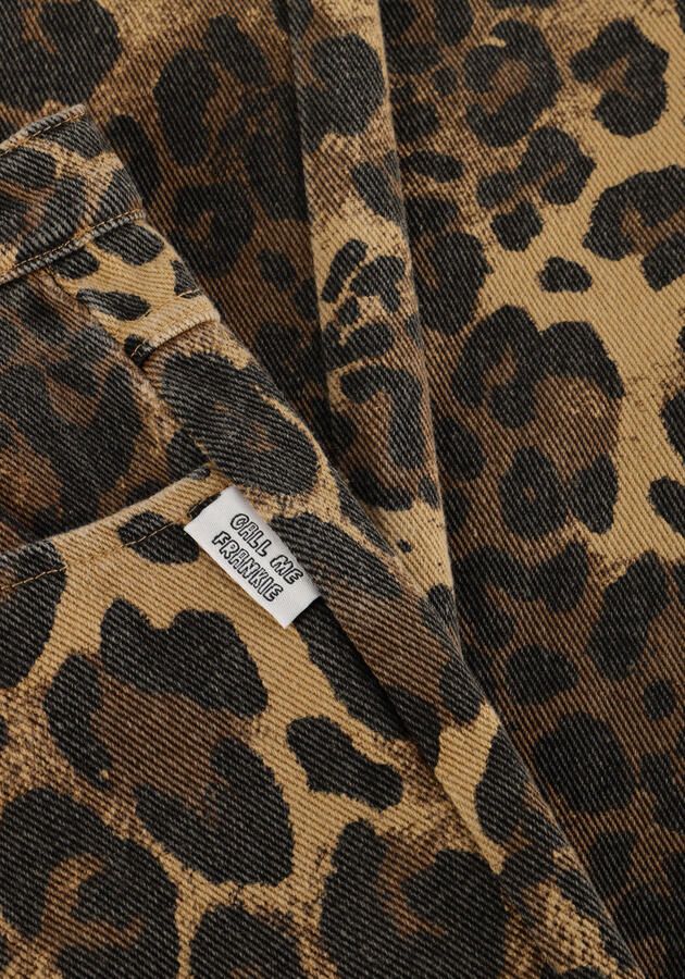 CALL ME FRANKIE Meisjes Jeans Leopard Pants Bruin - Foto 3