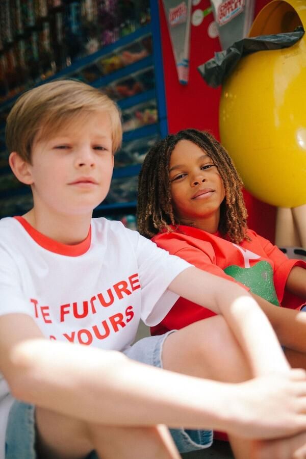 CALL ME FRANKIE Meisjes Tops & T-shirts Future T-shirt Wit - Foto 2