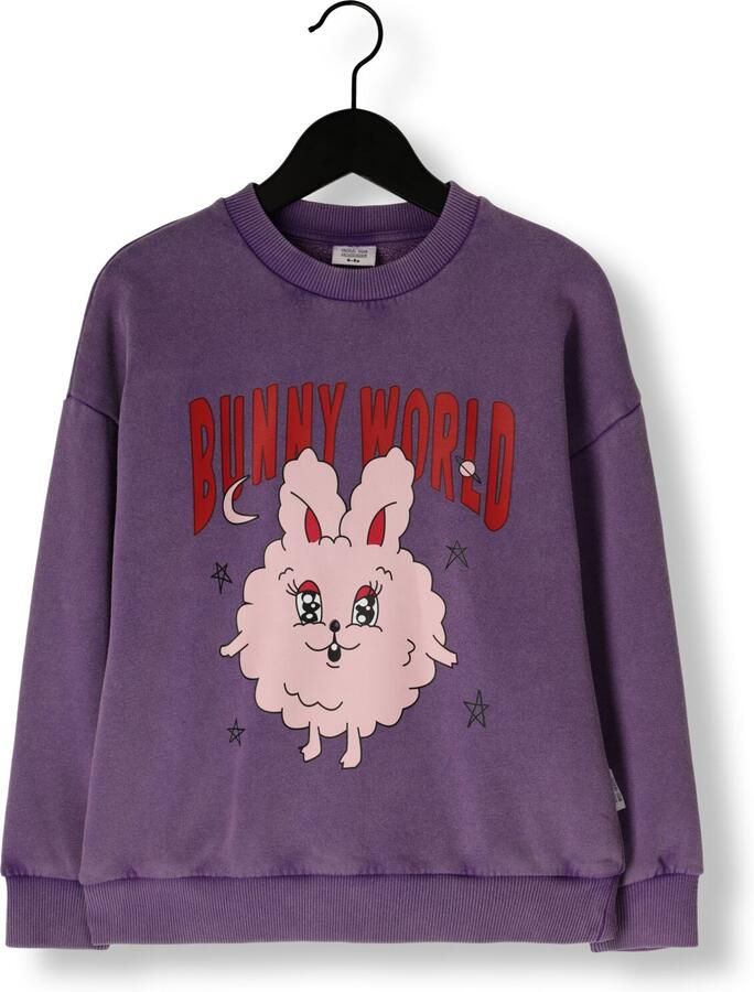 CALL ME FRANKIE Meisjes Truien & Vesten Bunny World Sweater Paars - Foto 3